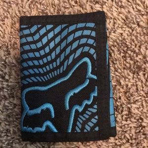 Black and Blue Fox wallet